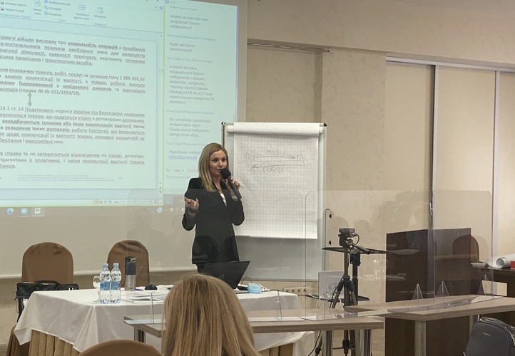 Анна Вінниченко провела практикум для бізнесу з питань розблокування податкових накладних та новацій проведення перевірок під час мораторію